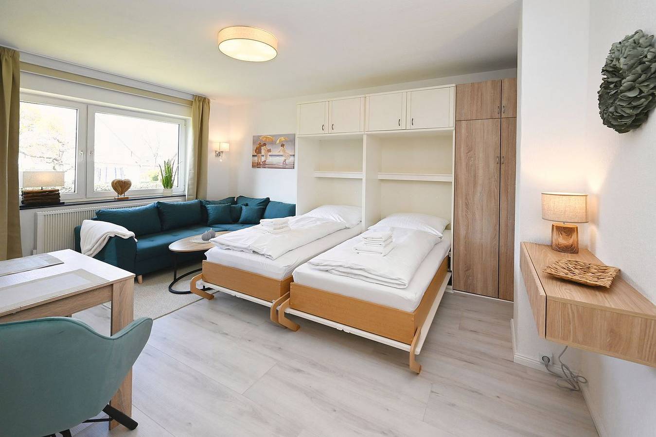 Ganze Wohnung, Ferienwohnung "Lütte Koje" in Büsum: mit Balkon, Wlan und Parkplatz in Büsum, Dithmarschen