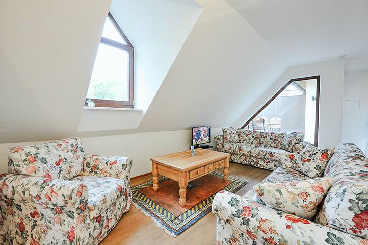 Ferienwohnung für 6 Personen, mit Garten und Sauna sowie Balkon, mit Haustier in Barkhagen - 4