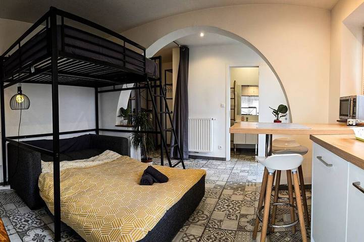 Gîte pour 3 personnes, avec Jardin et Piscine à Boussu - 3