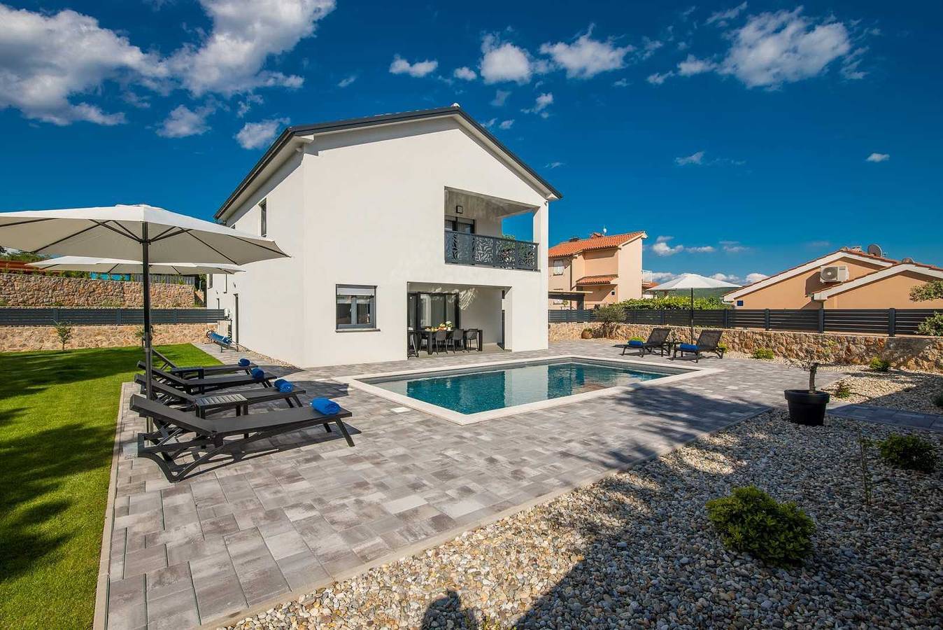 Ferienhaus Tara & Lana Ii mit beheiztem Pool in Krk Stadt, Krk