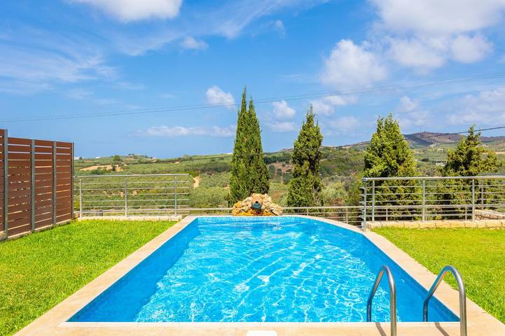 Villa für 4 Personen, mit Meerblick und Garten sowie Sauna auf Kreta - 3