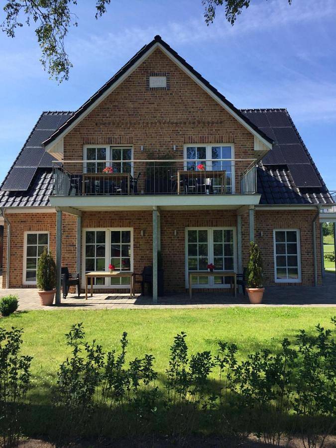 Ferienwohnung für 3 Personen, mit Terrasse und Garten sowie Sauna