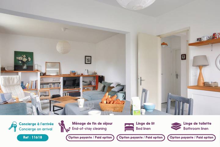 Location de vacances pour 6 personnes, avec jardin et terrasse dans Dahouët - 3