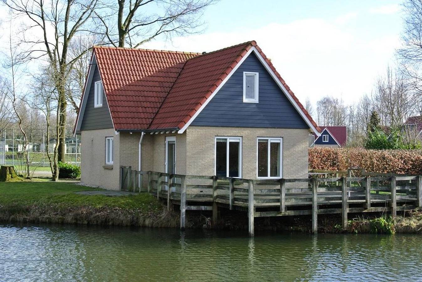 Freistehendes Ferienhaus für acht Personen in einem Ferienpark in Westerbork in Drenthe