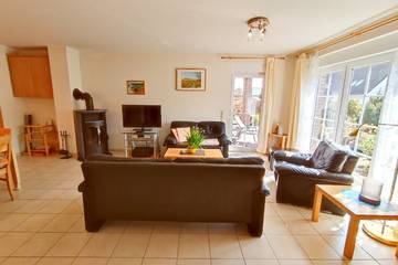 Ferienwohnung für 5 Personen, mit Garten und Ausblick, mit Haustier in Zempin