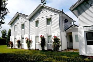 Ferienhaus für 4 Personen, mit Garten und Balkon, mit Haustier in Nieby