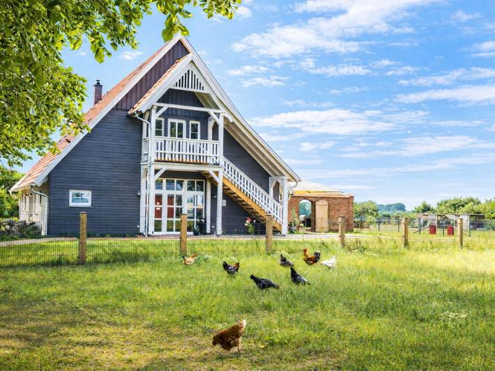 Bauernhaus für 2 Personen, mit Garten und Seeblick sowie Ausblick in Mecklenburg-Vorpommern
