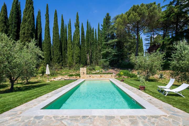 Villa für 6 Personen mit Seeblick in Castellina in Chianti, Chianti