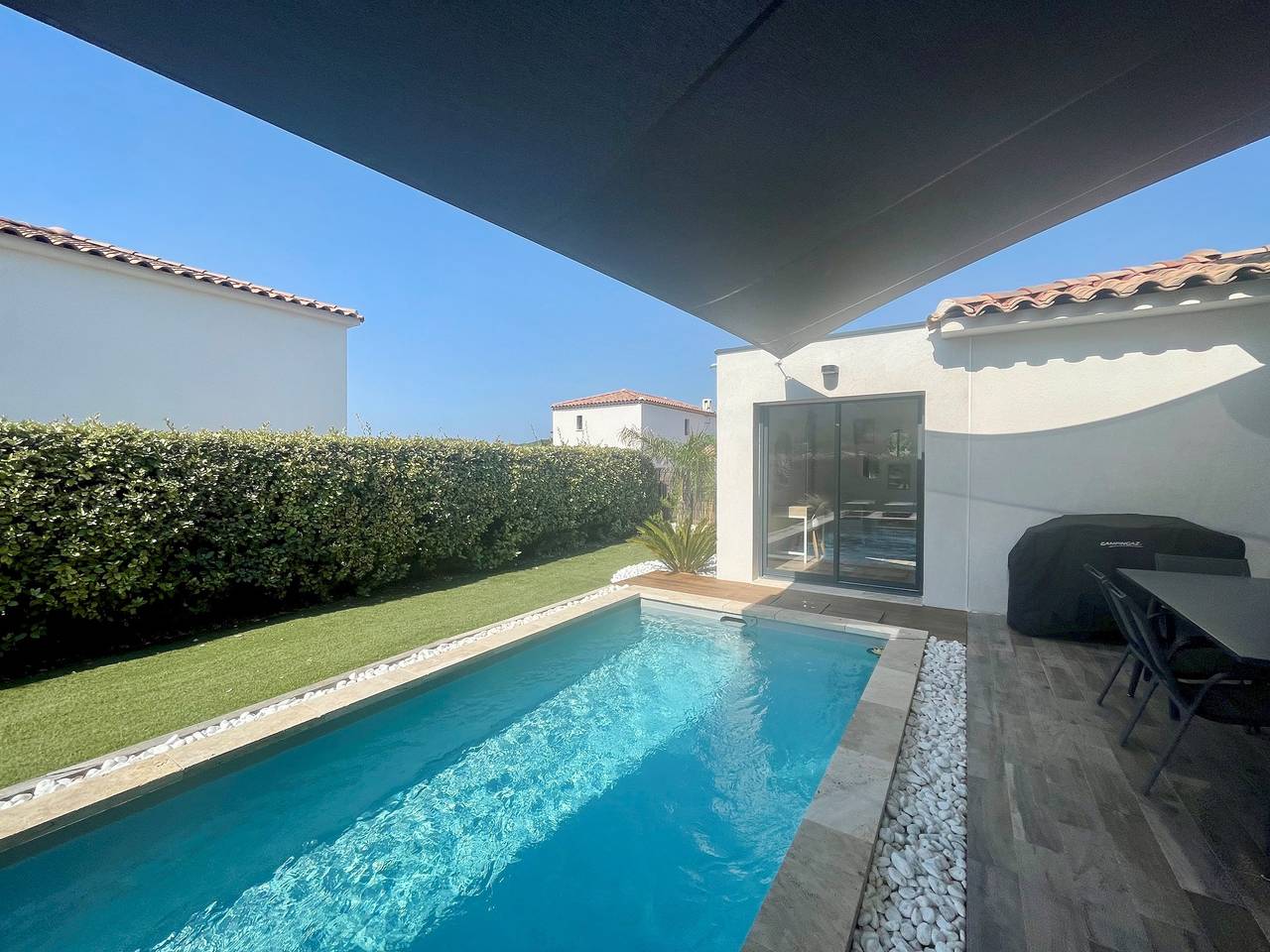 Villa 3 chambres, piscine, petanque, clim in Le Castellet, Toulon region