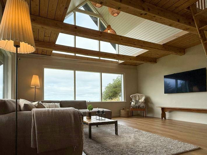 Renoviertes Haus mit Panoramablick über den Limfjord in Limfjord in Nordjütland