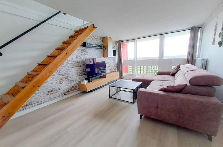 Appartement de vacances pour 4 personnes, avec vue et jardin