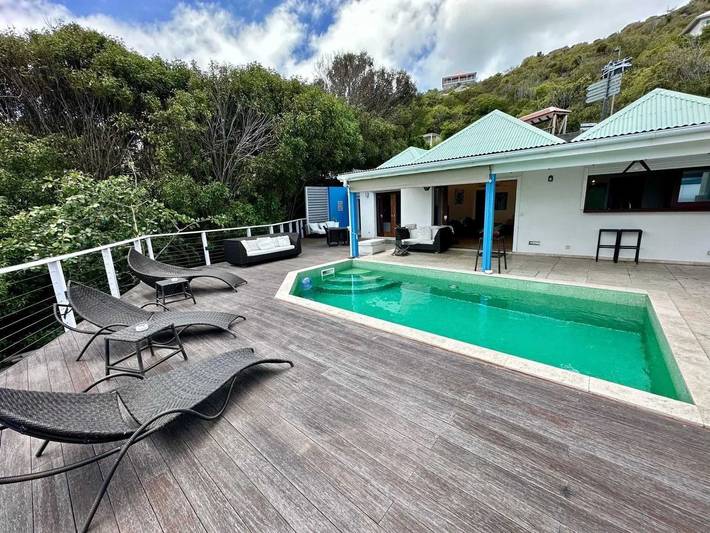 Vacation rental for 4 people, with terrace and pool in Saint-Barthélemy