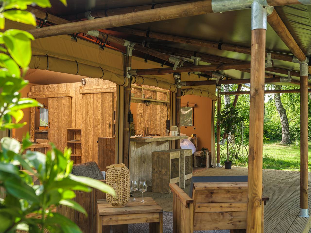 Vakantiepark Mölke — Safarisuite met privé sanitair | 5 pers. in Sallandse Heuvelrug