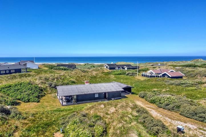 Ferienhaus mit Meerblick für 6 Personen, mit Terrasse in Grønhøj Strand