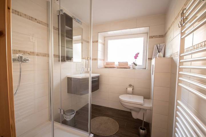 Ferienwohnung für 3 Personen, mit Terrasse und Garten sowie Pool in Vogelsang-Warsin - 4