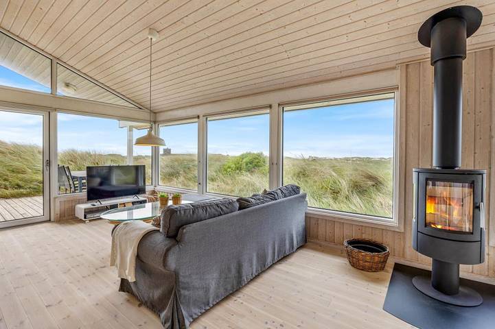 Ferienhaus für 6 Personen, mit Terrasse und Ausblick sowie Balkon/Terrasse und Sauna, mit Haustier in Søndervig - 2