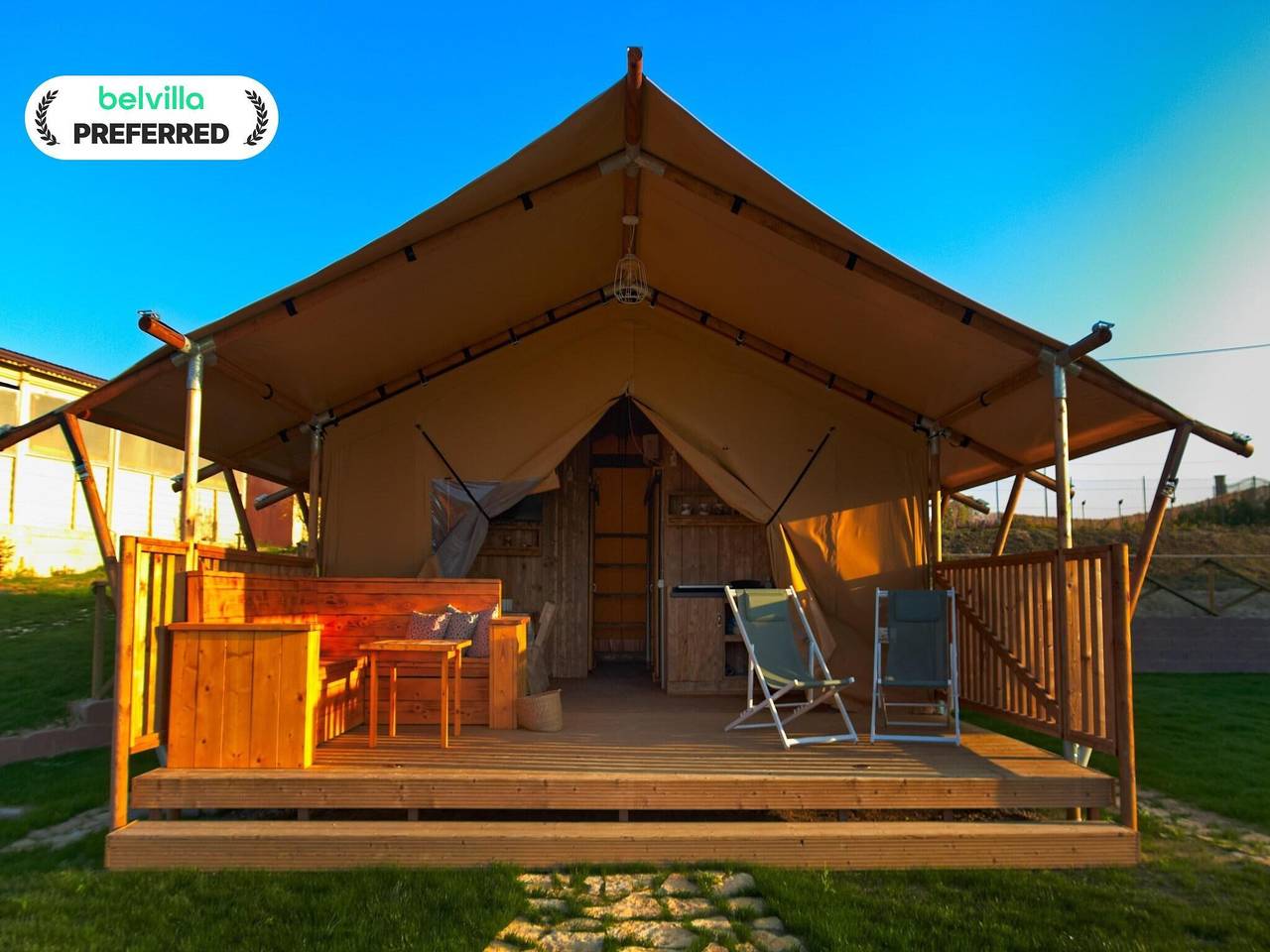 Tenda a Marche vicino al Mare Adriatico in Fermo, Provincia di Fermo