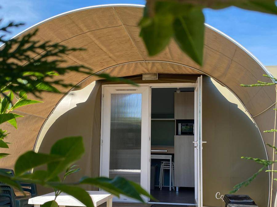 Camping Le Clos Des Genêts - Bungalow de lona 4 personas - Coco Dulce sin instalaciones sanitarias in Quend, Región de Abbeville