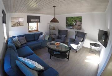 Ferienwohnung für 10 Personen, mit Garten und Ausblick in Rußbach am Paß Gschütt