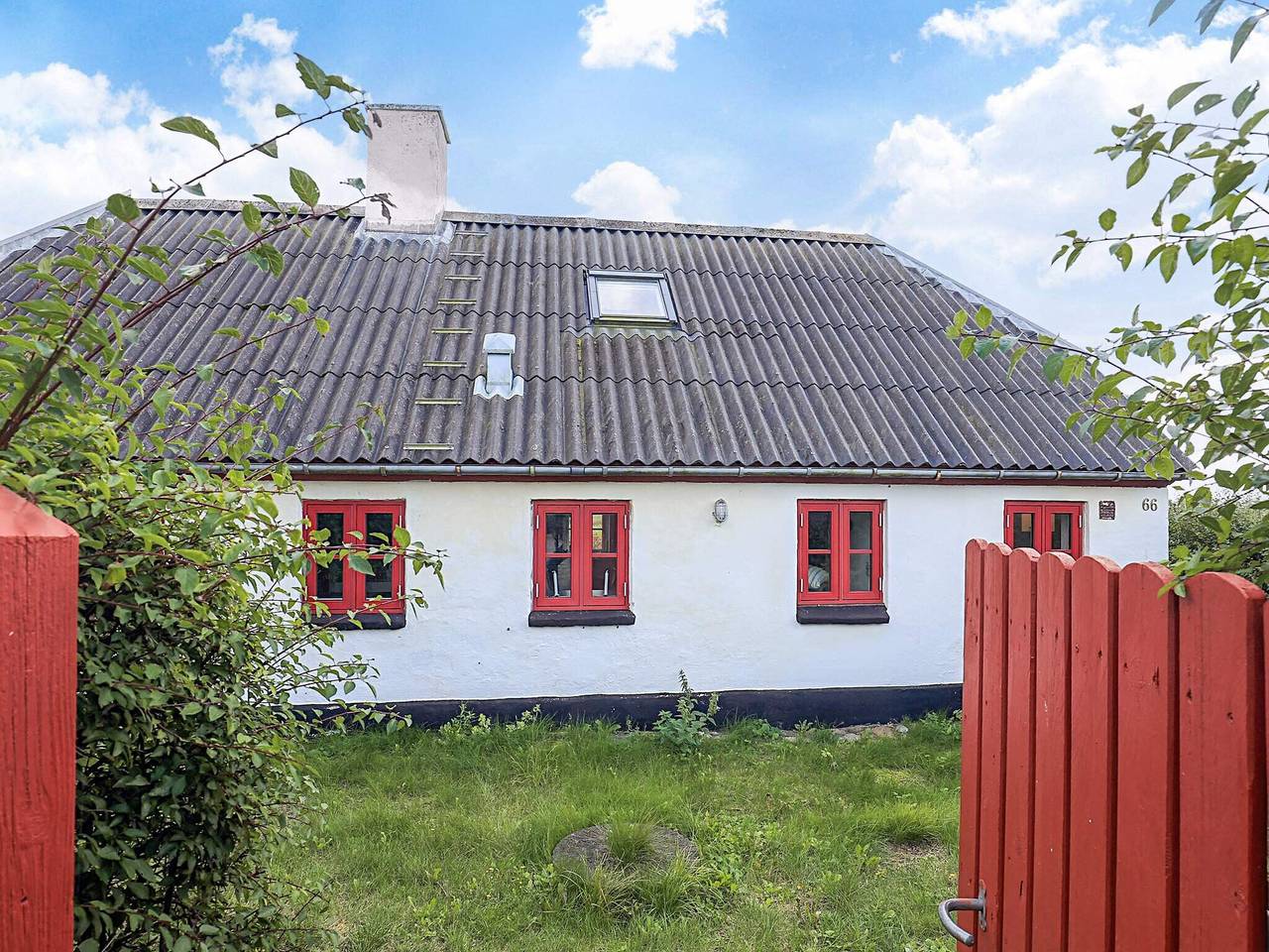 Panoramablick Fischerhaus in Limfjord in Nordjütland