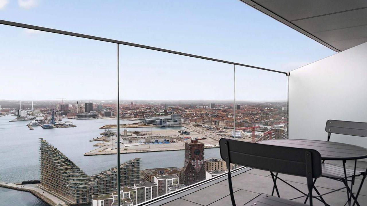 Ferienhaus für 6 Personen mit Balkon in Aarhus, Aarhus und Umgebung