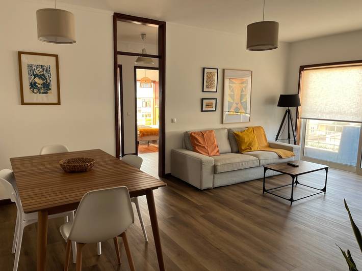 Ganze Wohnung, Ferienwohnung "Onda Beach House" mit Meerblick, Gemeinschaftspool und Wlan in Cortegaça, Aveiro Distrikt