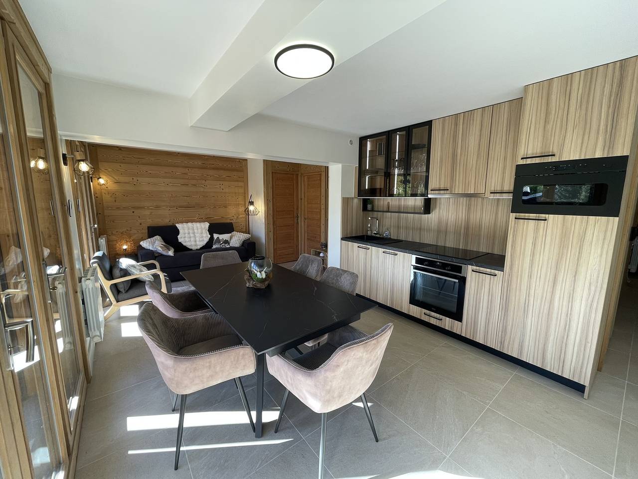 Ganze Wohnung, Appartement 'Les Vernettes' mit Bergblick und Balkon in Mont-de-Lans, Les Deux Alpes