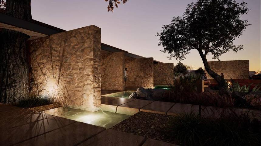 Ferienwohnung für 4 Personen, mit Pool und Ausblick sowie Garten, mit Haustier - 1