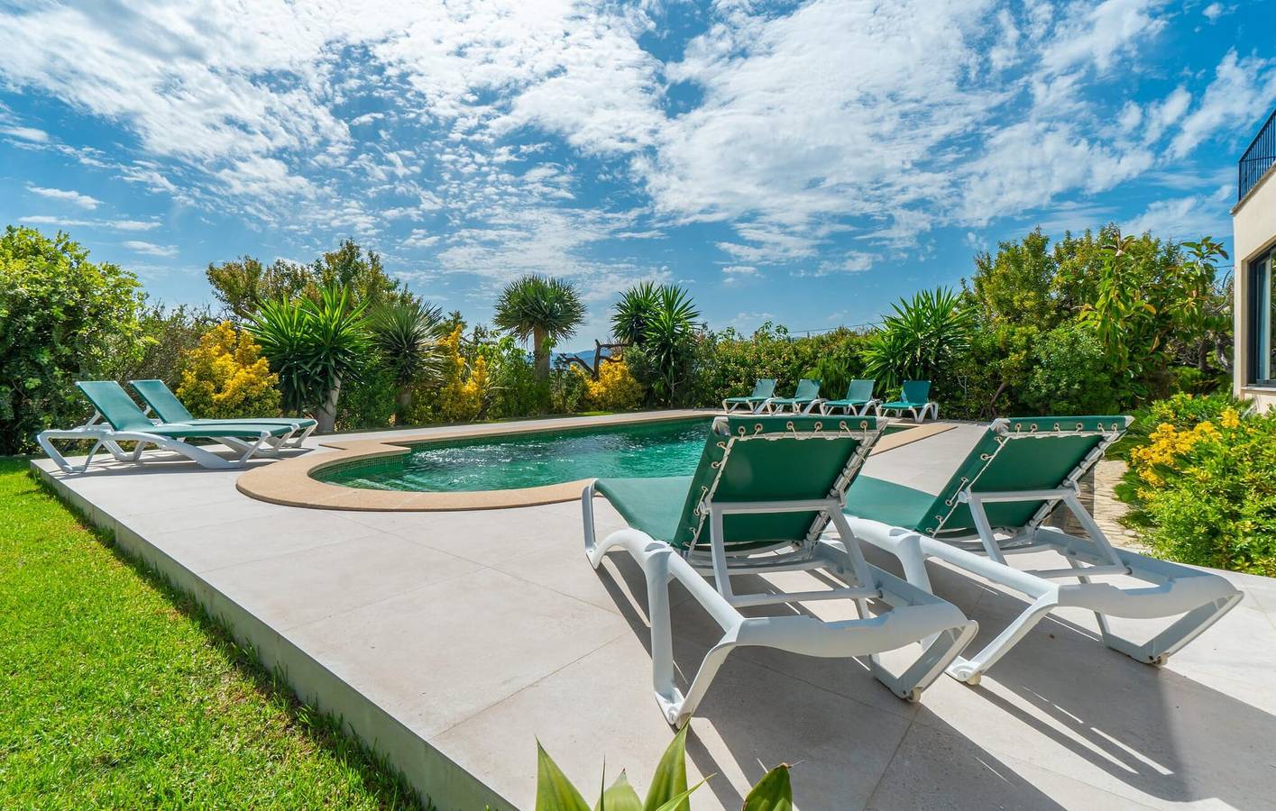 Amplio apartamento con terraza, piscina, barbacoa y wifi in Puig de Santa Magdalena, Inca