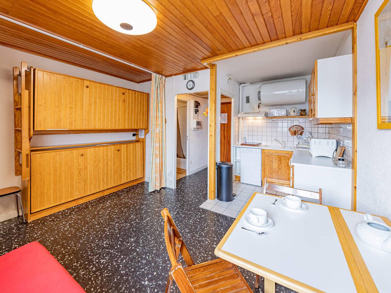 Ganzes Studio, Studio für 4 Pers an der Piste, St-François-Longchamp, 26m² in Saint-François-Longchamp, Le Grand Domaine
