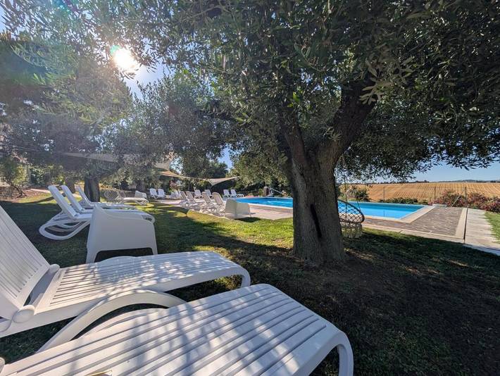 Appartement de vacances pour 5 personnes, avec jardin et piscine, adapté aux familles - 1