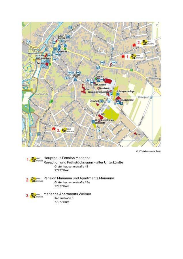 Gîte pour 5 personnes, avec vue et terrasse à Rust - 2