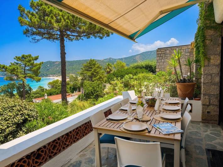 Villa « Aster » avec vue sur la mer, Wi-Fi et climatisation in Coti-Chiavari, Région d'Ajaccio