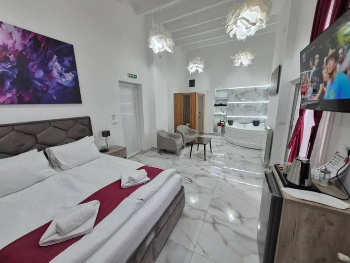 Apartament wakacyjny dla 15 osób, z sauna i jacuzzi oraz taras w Belgrad