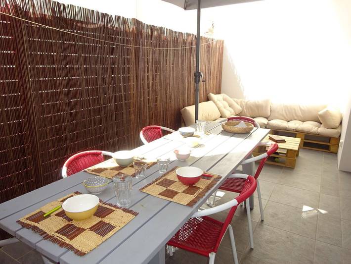 Gîte pour 6 personnes, avec terrasse dans Biscarrosse Plage