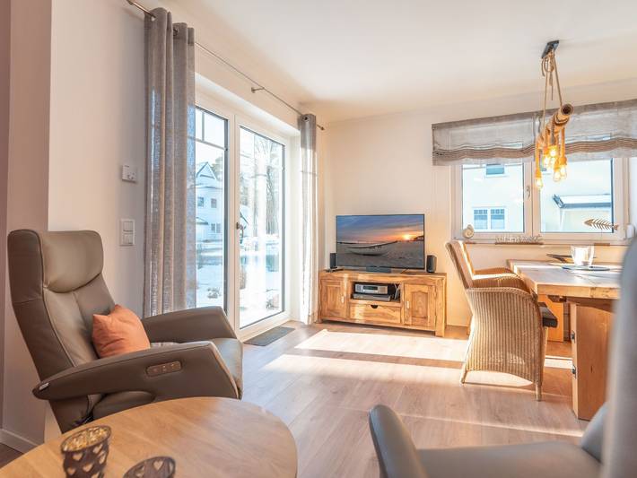 Ferienhaus für 4 Personen, mit Garten und Terrasse sowie Sauna, mit Haustier in Zirchow