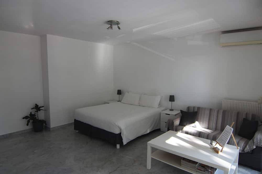 Ganze Wohnung, Studio-Superior-Eigenes Badezimmer-Balkon in Saint-Laurent-du-Var, Mittelmeerküste (Frankreich)