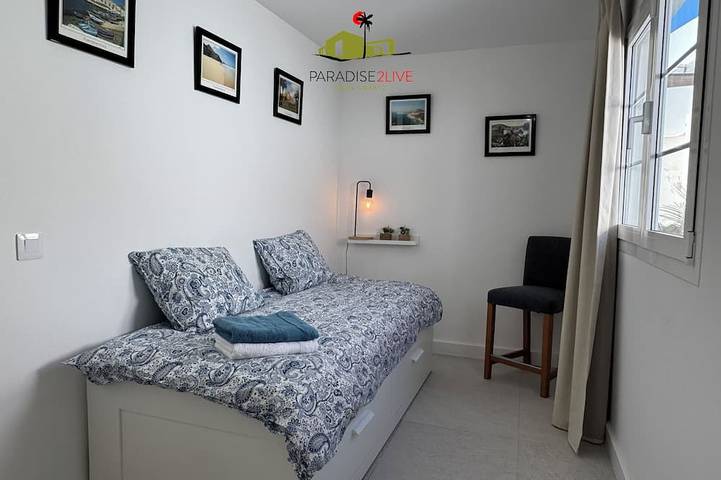 House for 4 people. Single-story. Garden. 2 minutes from the beach/downtown. in Corralejo, La Oliva