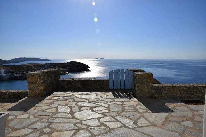 Appartement voor 2 personen, met uitzicht en tuin op Mykonos