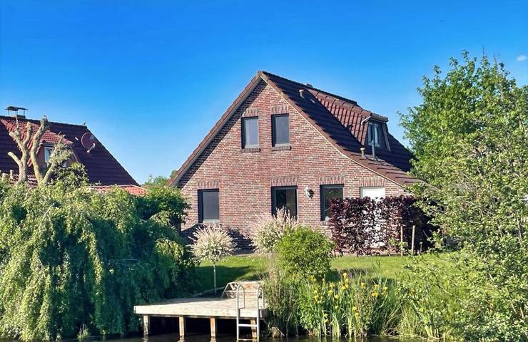 Ferienhaus für 4 Personen, mit Terrasse und Garten sowie Ausblick und Seeblick