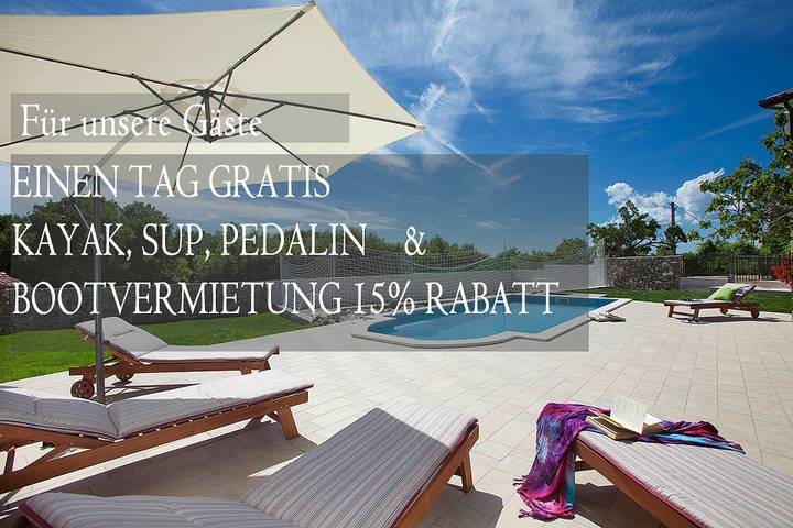 Villa for 9 people with balcony/terrace in Raša, Eastcoast Istria