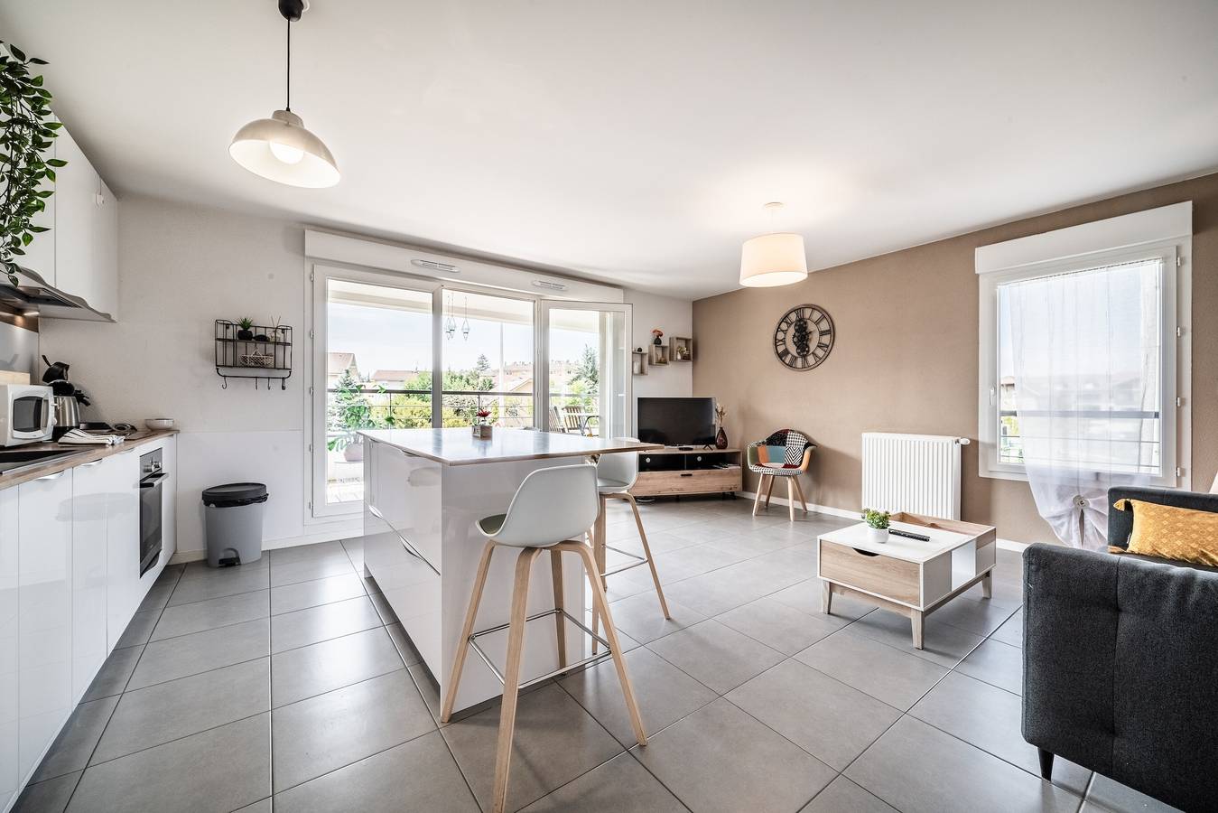 Ganze Wohnung, Apartment „Le Cocon“ mit Bergblick, Balkon und Wlan in Thonon-les-Bains, Thonon-les-Bains und Umgebung