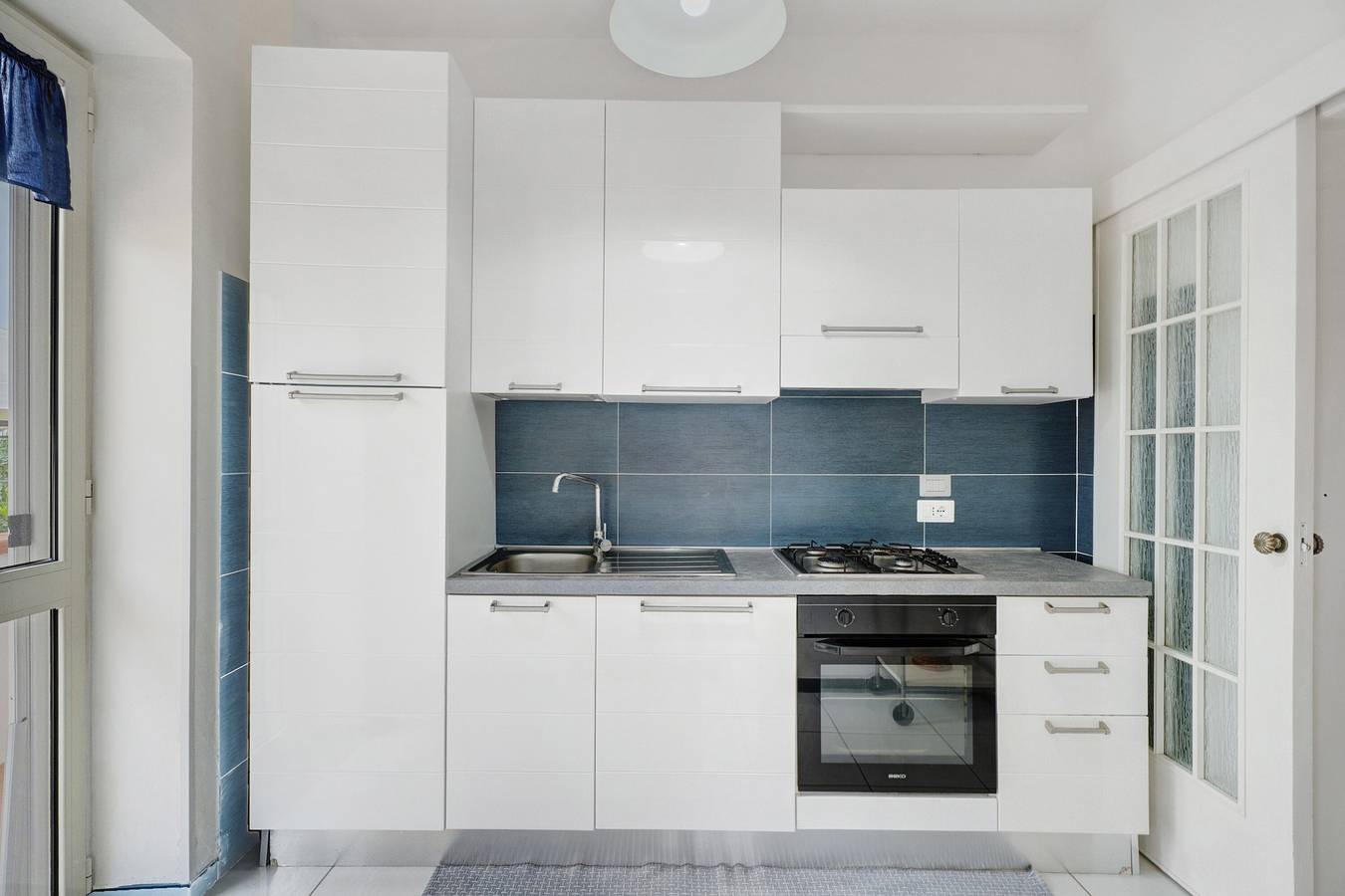 Ganze Wohnung, Apartment 'Polverino' mit Bergblick, privatem Garten und Wlan in Santa Maria di Castellabate, Castellabate