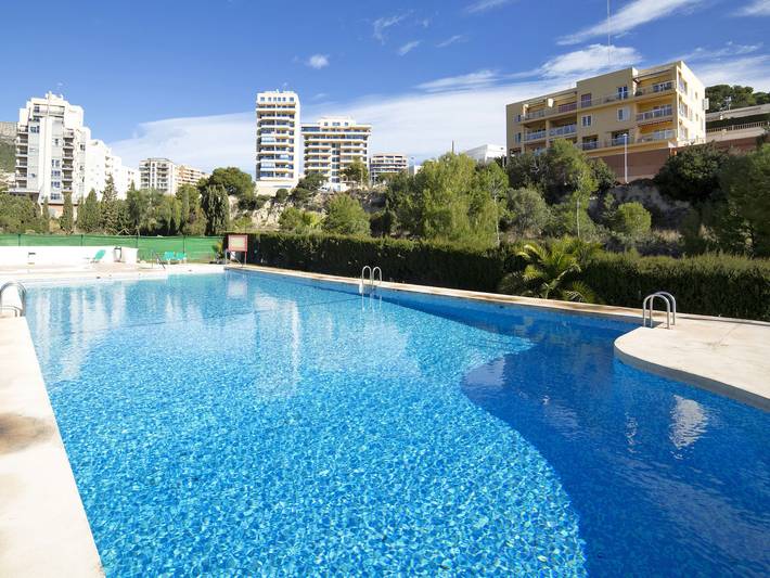 Apartment for 4 people, with garden and terrace in Calpe Old Town