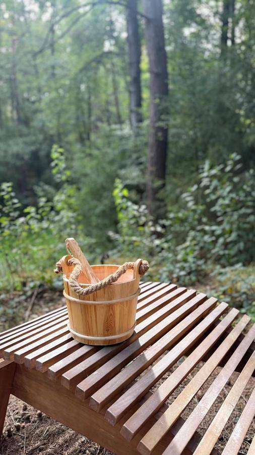 Bungalow Uhu mit Aussensauna in Lage, Kreis Lippe