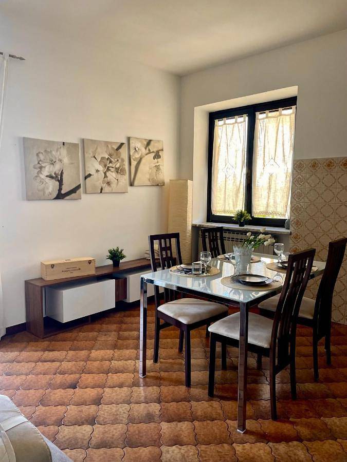 Ferienwohnung für 4 Personen, mit Garten und Ausblick