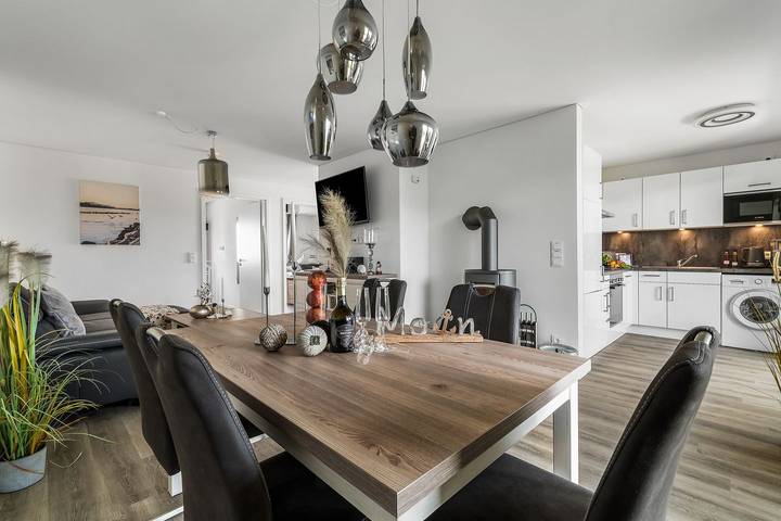 Ferienwohnung für 6 Personen, mit Terrasse und Garten sowie Sauna in Olpenitz