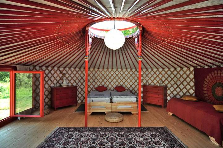 Camping für 6 Personen, mit Garten und Ausblick sowie Sauna in Tschechien - 3