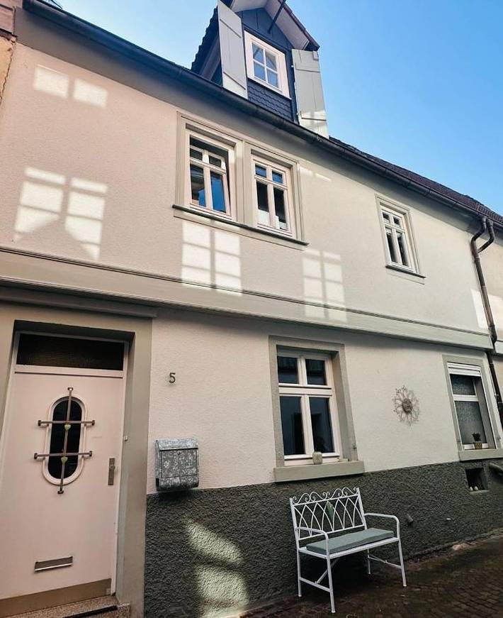 Ferienhaus für 6 Personen, mit Seeblick und Ausblick im Odenwald