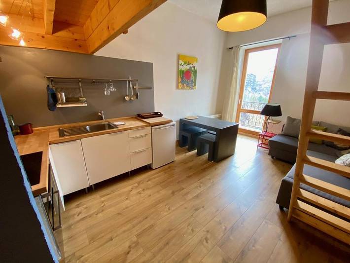 Gîte pour 4 personnes, avec balcon et vue dans Station de la Grave la Meije - 2